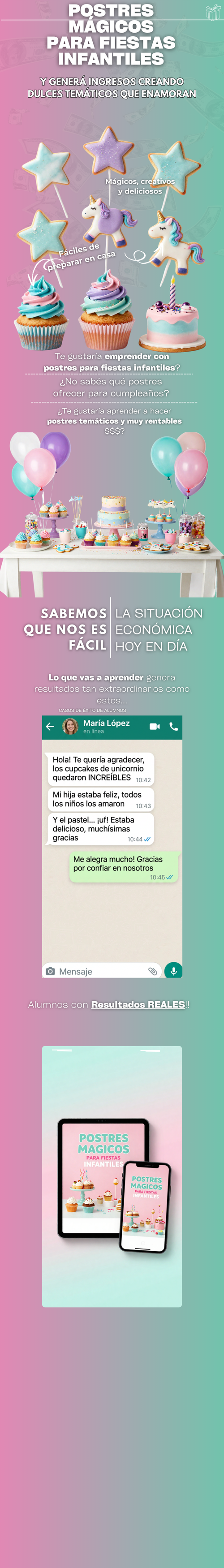 Emprende en Sabrosas Mesas Dulces para todo tipo de Eventos ,Gana más de 800.000 al mes