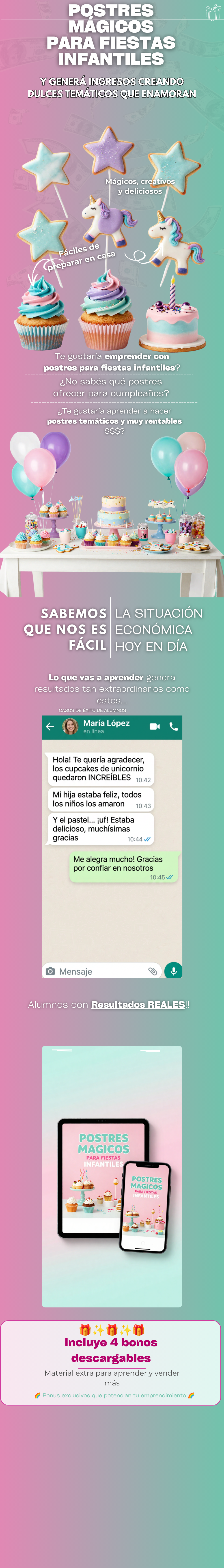 Emprende en Sabrosas Mesas Dulces para todo tipo de Eventos ,Gana más de 800.000 al mes