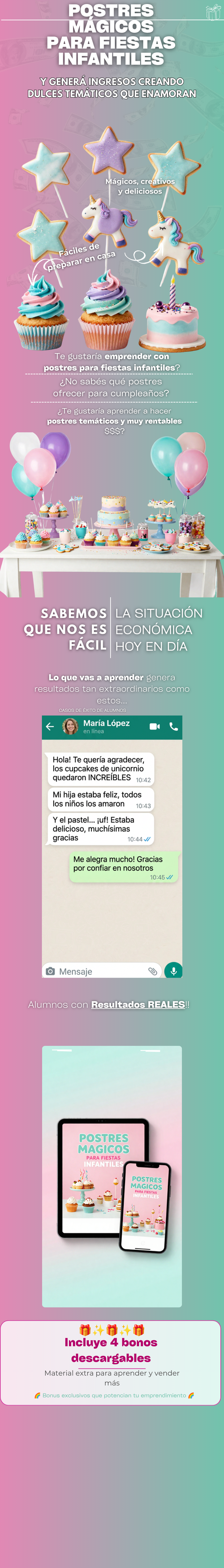 Emprende en Sabrosas Mesas Dulces para todo tipo de Eventos ,Gana más de 800.000 al mes